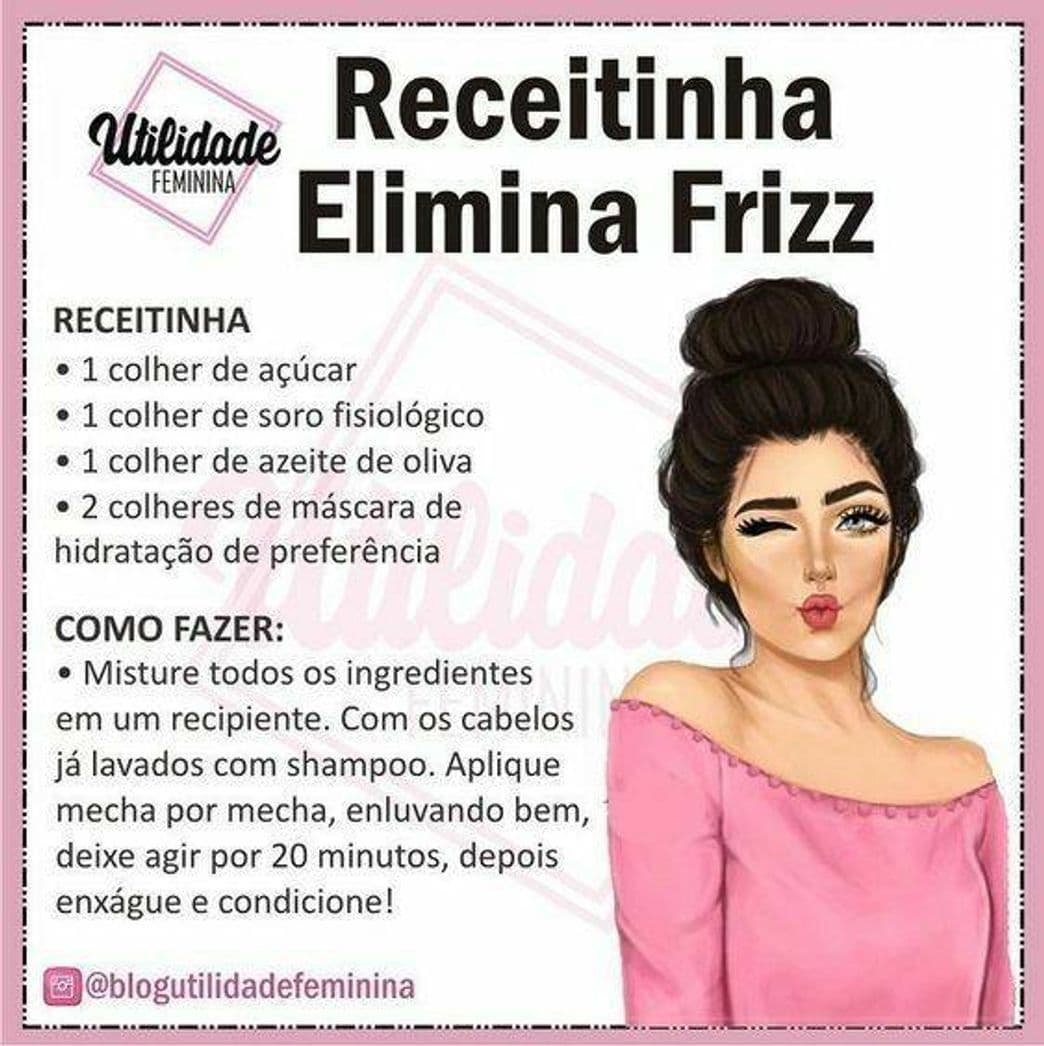 Fashion Aquela receitinha pra diminuir o frizz 💁