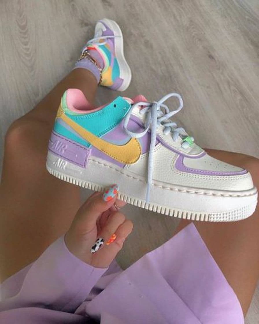 Moda Nike Air Force pastel