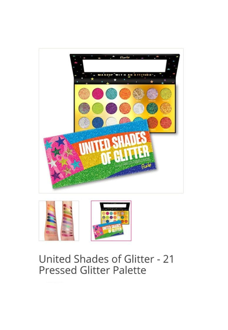 Producto United Shades of Glitter 21 Pressed Glitter Palette