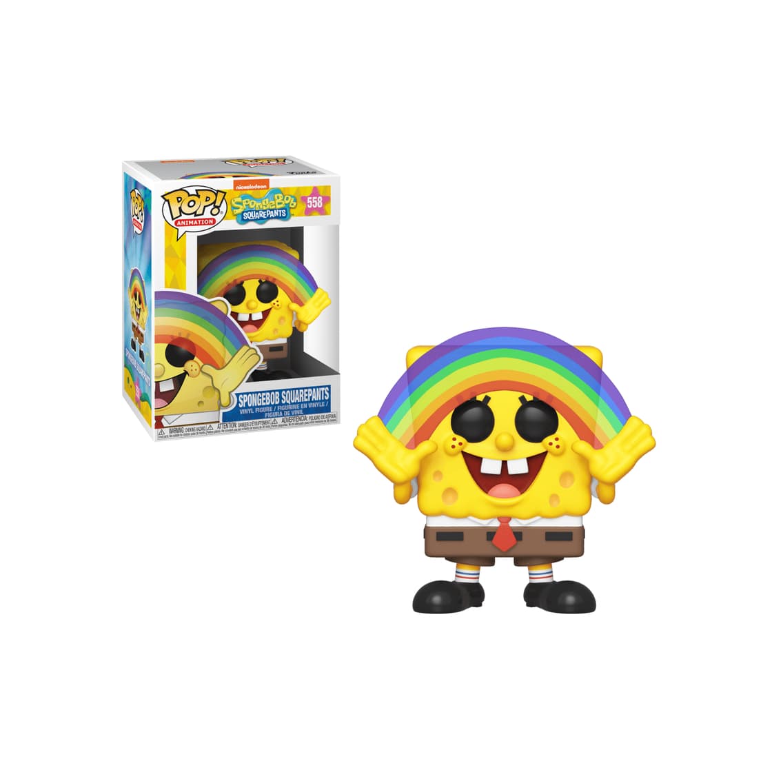 Game Funko- Pop Vinilo: Spongebob Squarepants S3: Patrick w/Board Figura Coleccionable, Multicolor