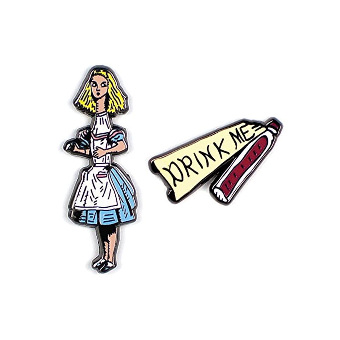 Producto Alice and Drink Me Enamel Pin Set