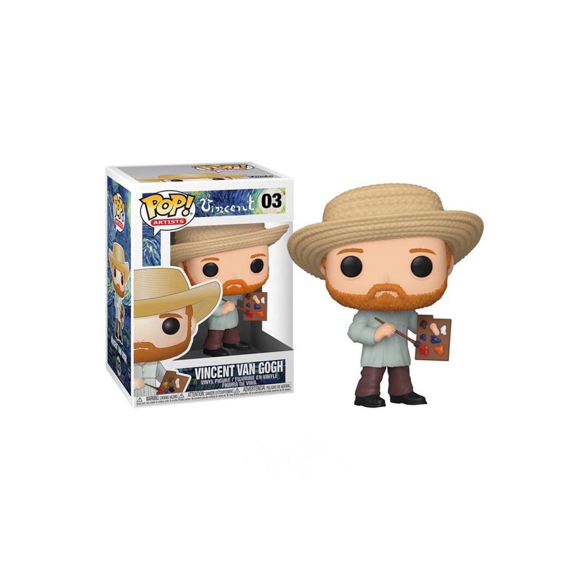 Game Funko- Pop Artists: Vincent Van Gogh Collectible Toy, Multicolor