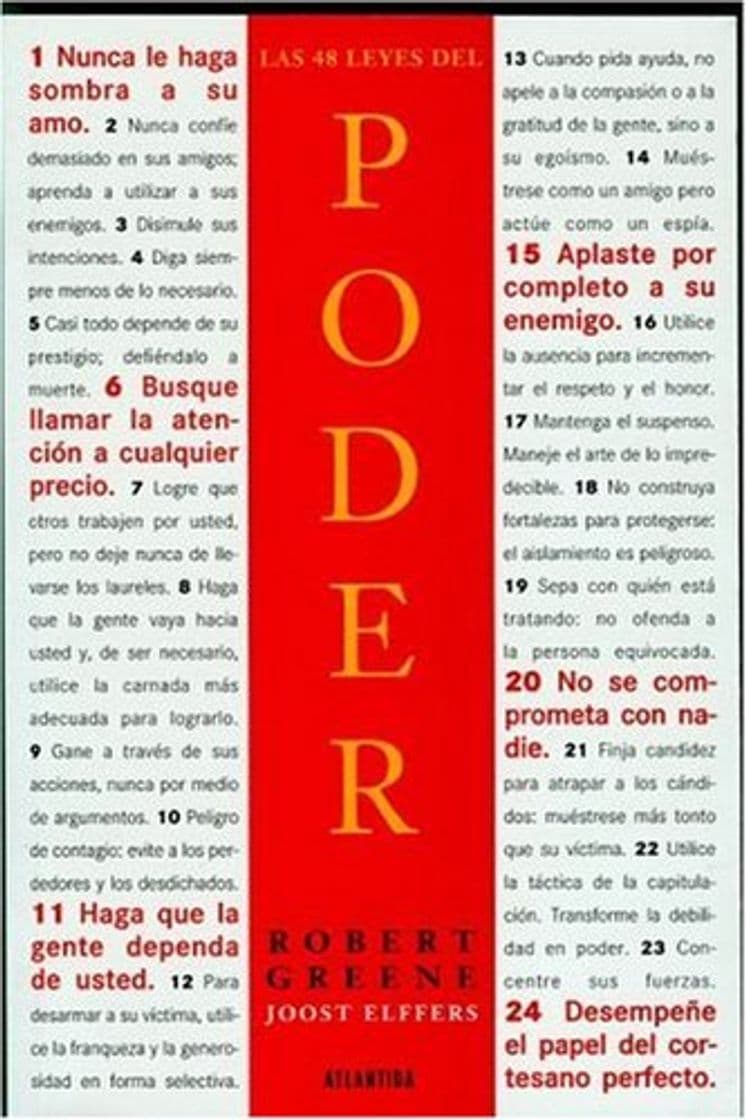 Book Las 48 Leyes del Poder