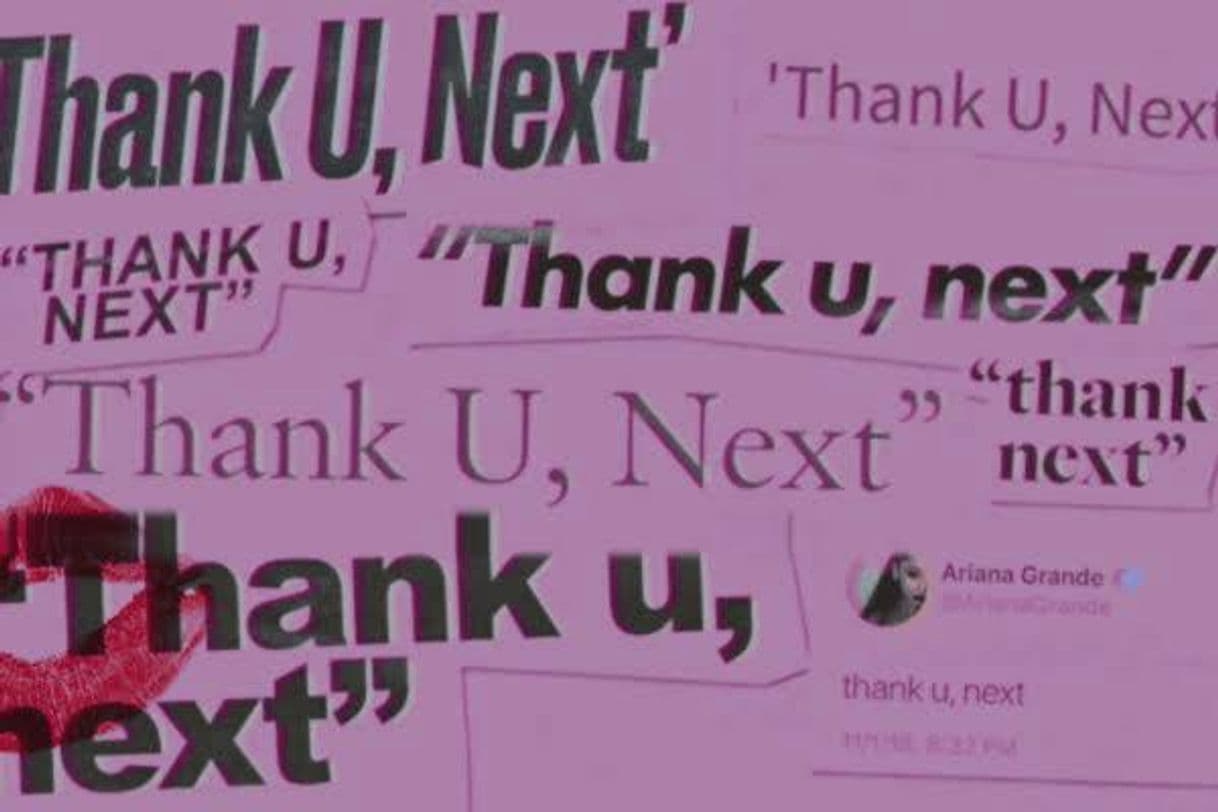 Canción thank u, next