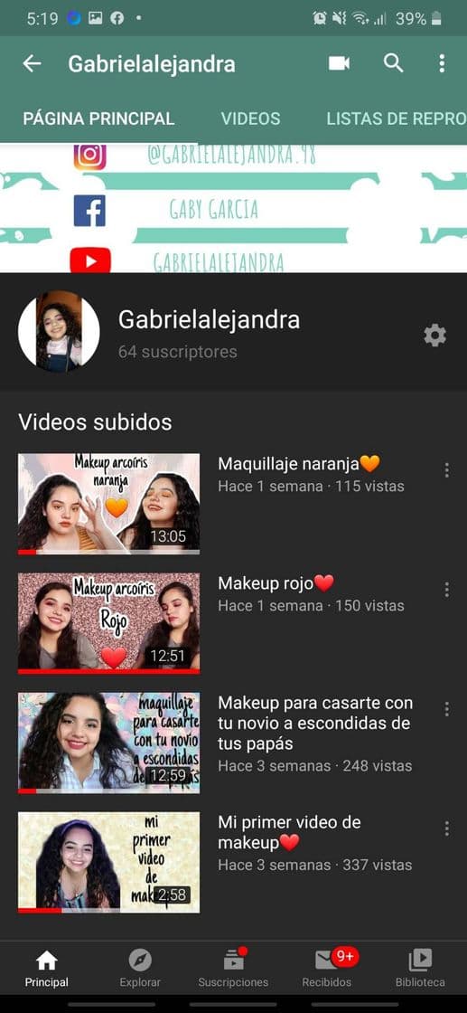 Fashion Mi canal de YouTube