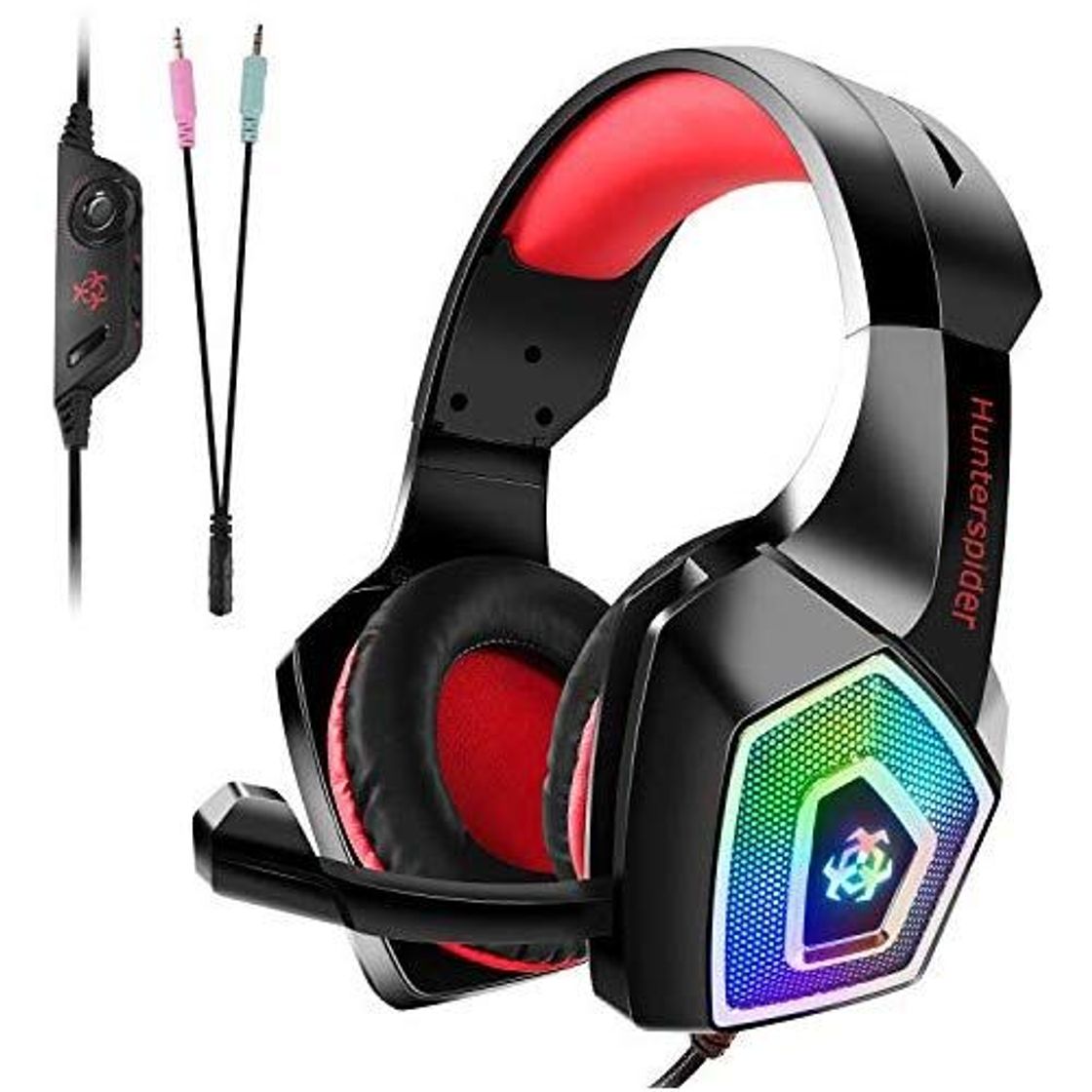 Electronic Auriculares Gaming Premium Stereo con Microfono para PS4 PC Xbox One, Cascos