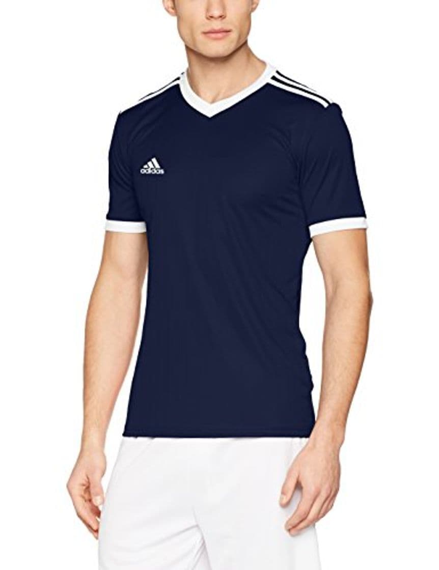 Fashion adidas Tabela 18 JSY Camiseta de Manga Corta, Hombre, Dark Blue