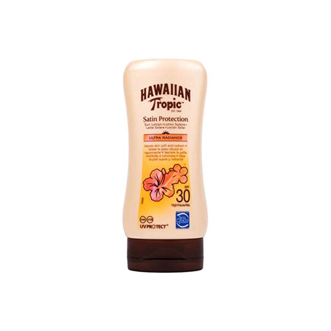 Producto Hawaiian Tropic Satin Protection Ultra Radiance - Loción Solar de Protección Alta