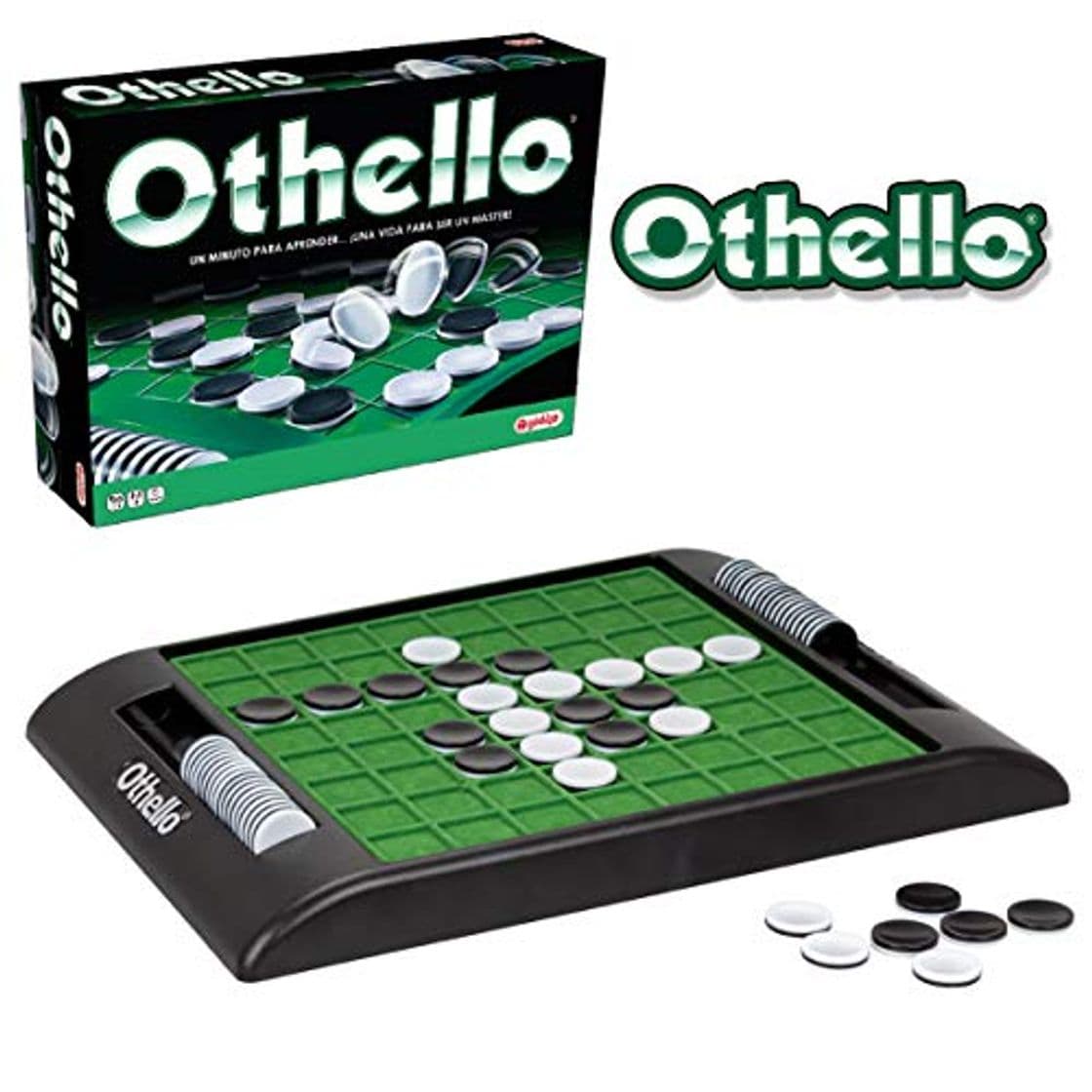 Producto Lúdilo- Othello, Color Negro y Verde