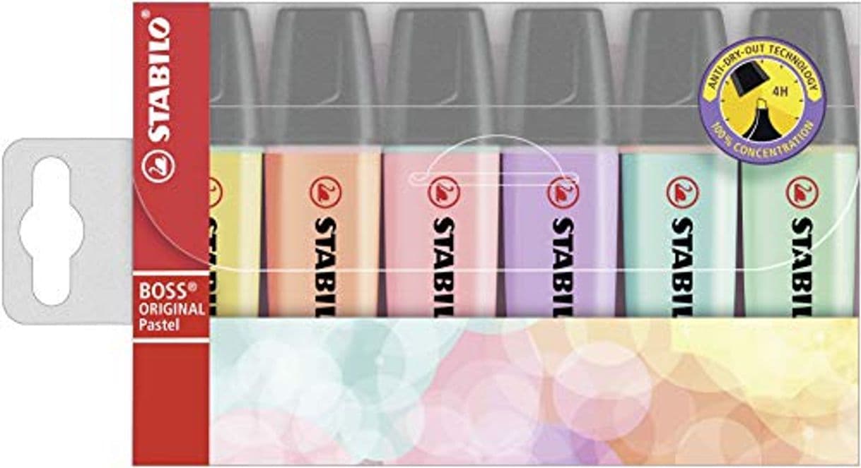 Producto STABILO BOSS Original PASTEL - Marcador - Estuche 6 colores