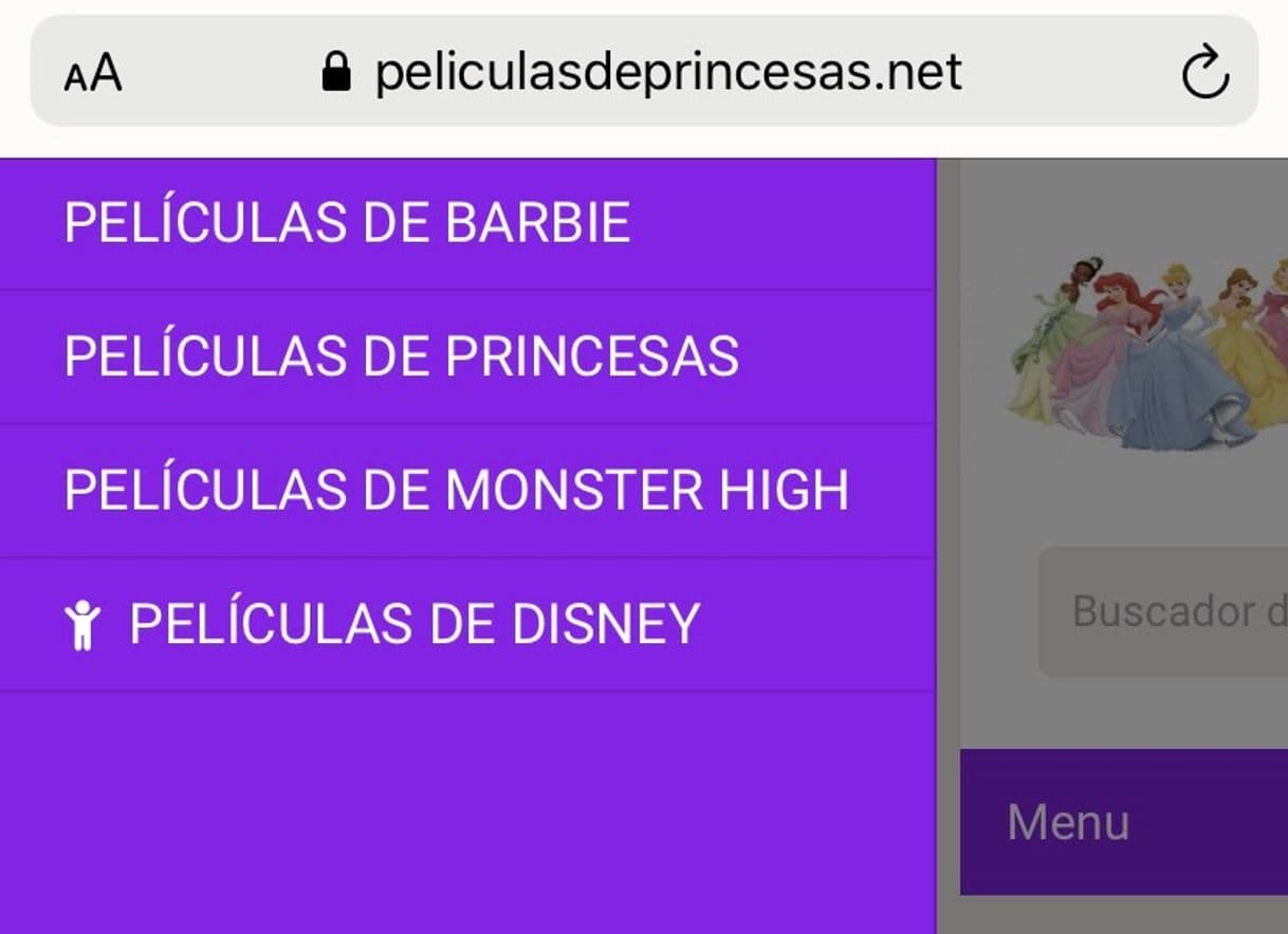 Moda Pueden encontrar películas de Barbie, Disney y Princesas.