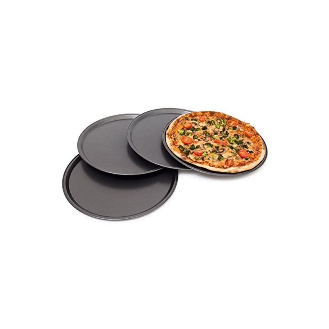 Producto Relaxdays - Bandejas para Pizza, Material