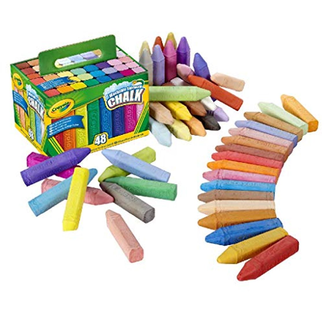 Lugar CRAYOLA 48ct Sidewalk Chalk - tizas