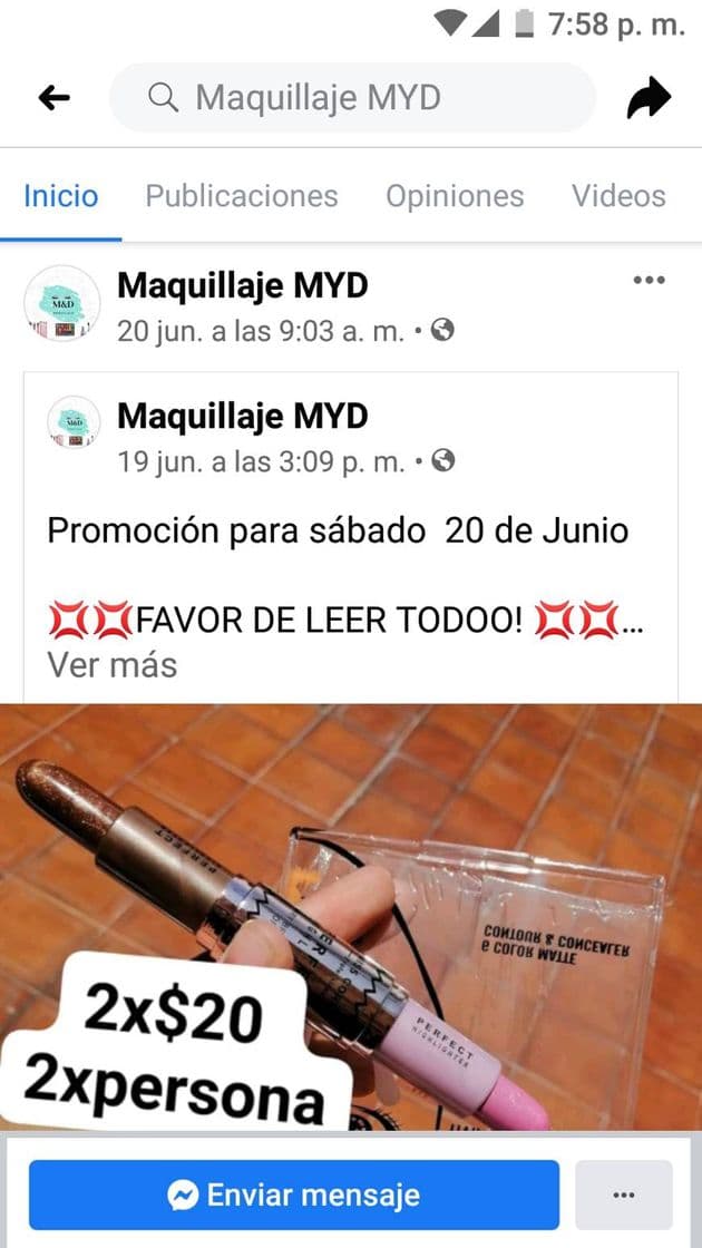 Moda Maquillaje MYD 