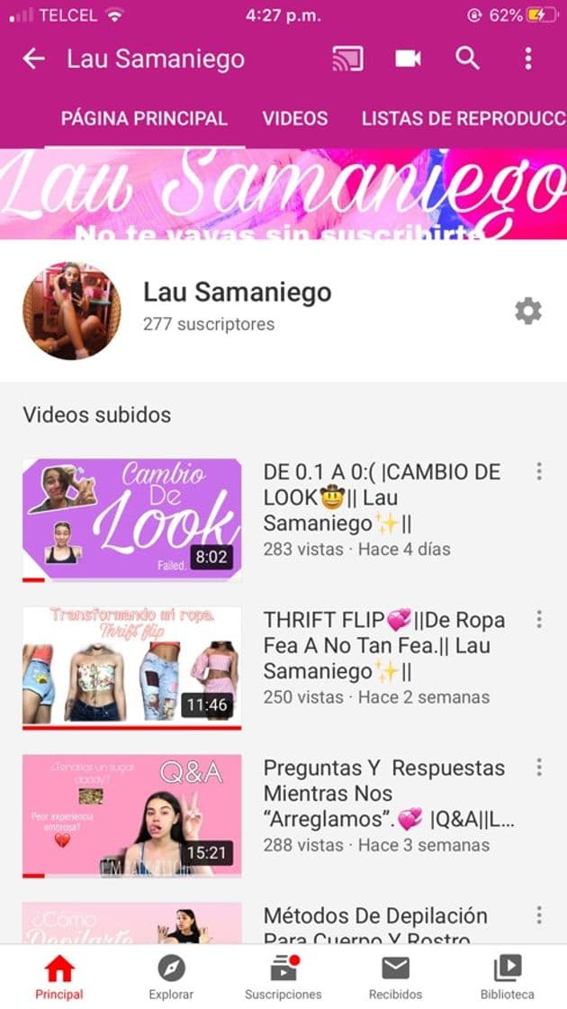 Moda Mi canal de YouTube 💕