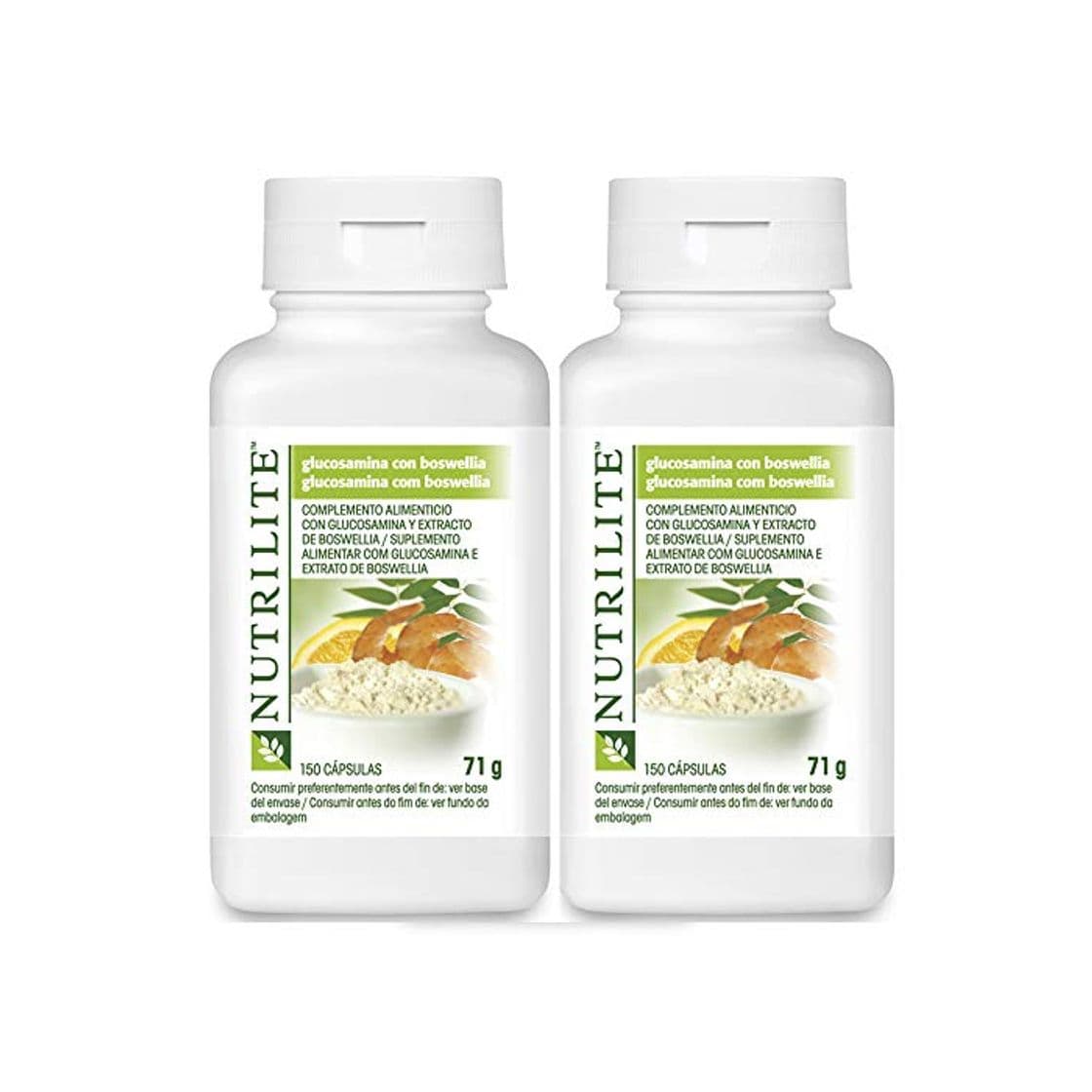 Belleza Pack 2 Glucosamina con Boswellia NUTRILITE 150 cápsulasx2 concentrado de Acerola de