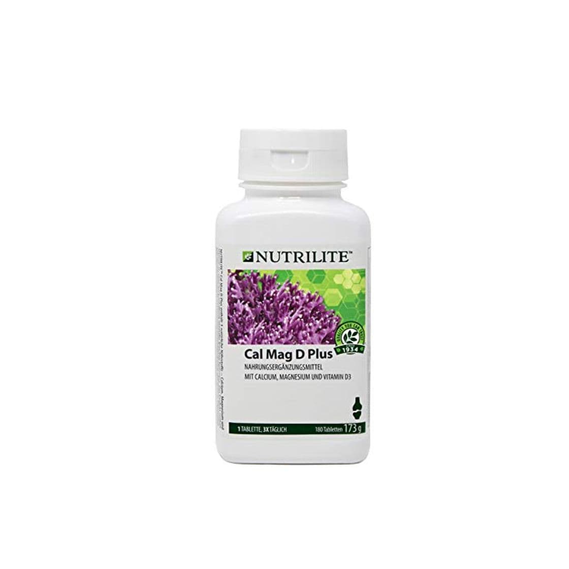 Belleza Cal Mag D Plus NUTRILITE 180 comprimidos 2 meses contiene tres nutrientes