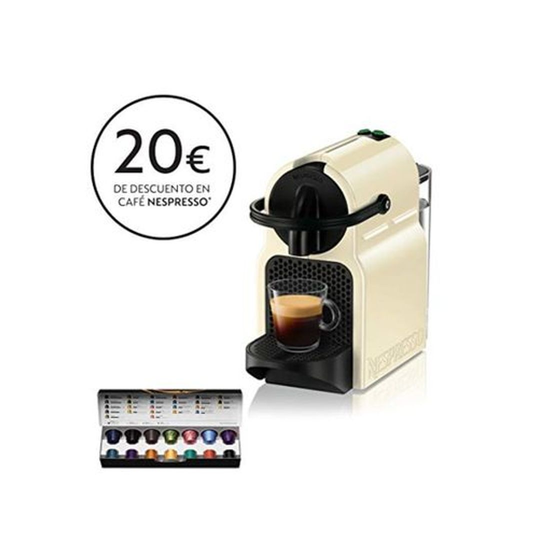 Home De'longhi Nespresso Inissia EN80.CW - Cafetera de cápsulas