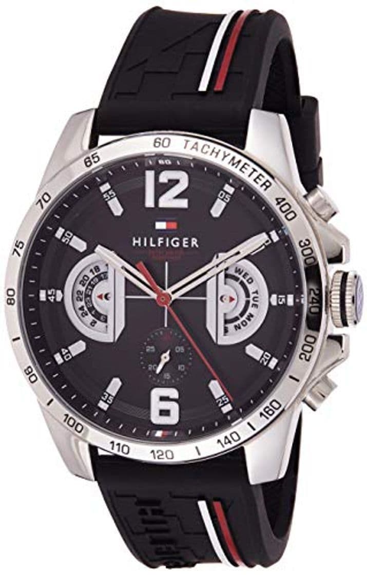 Product Tommy Hilfiger Reloj Multiesfera para Hombre de Cuarzo con Correa en Silicona