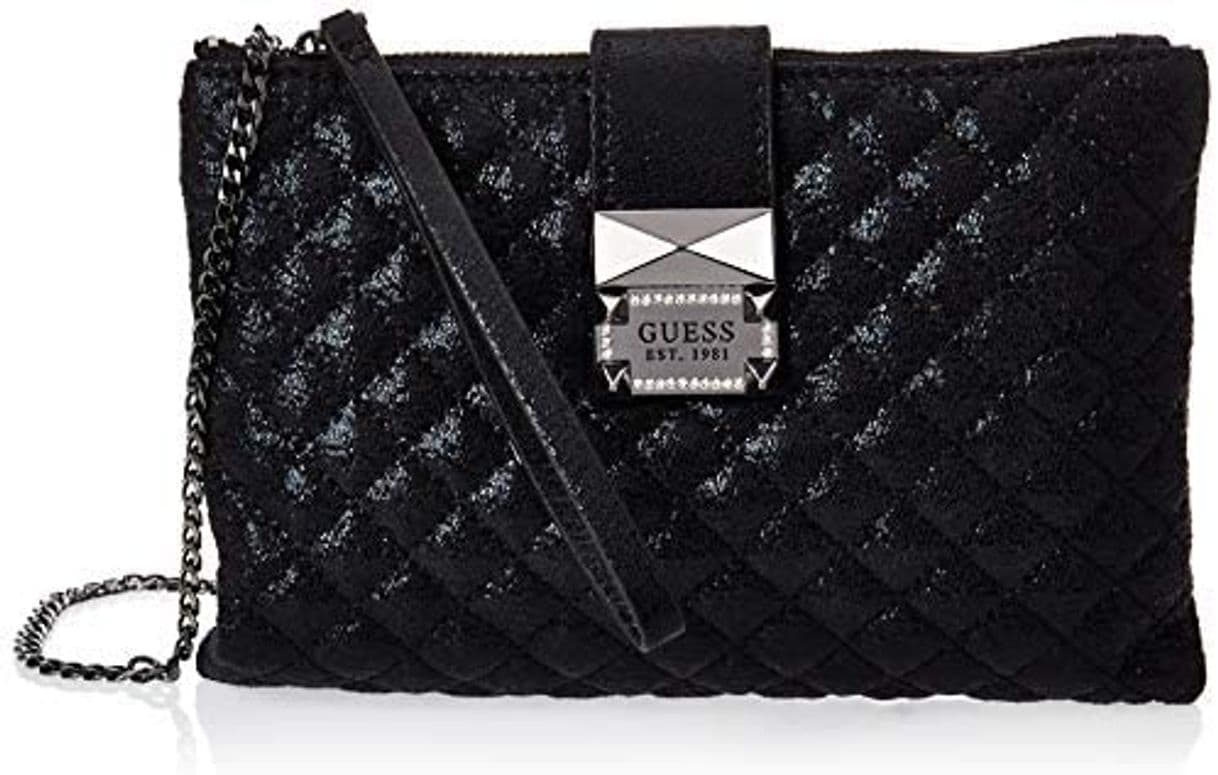 Fashion Guess GUESSDazzle Crossbody Top ZipMujerNegroTaglia Unica

