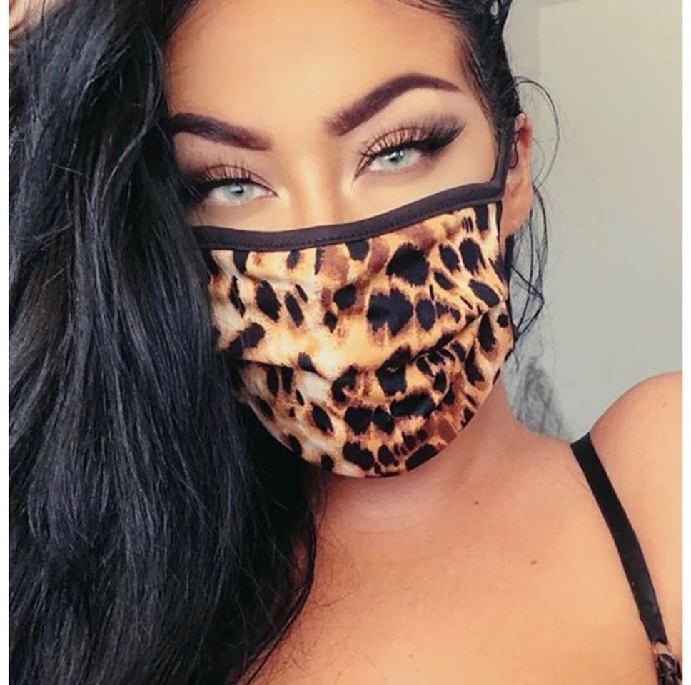 Fashion Leopard face mask