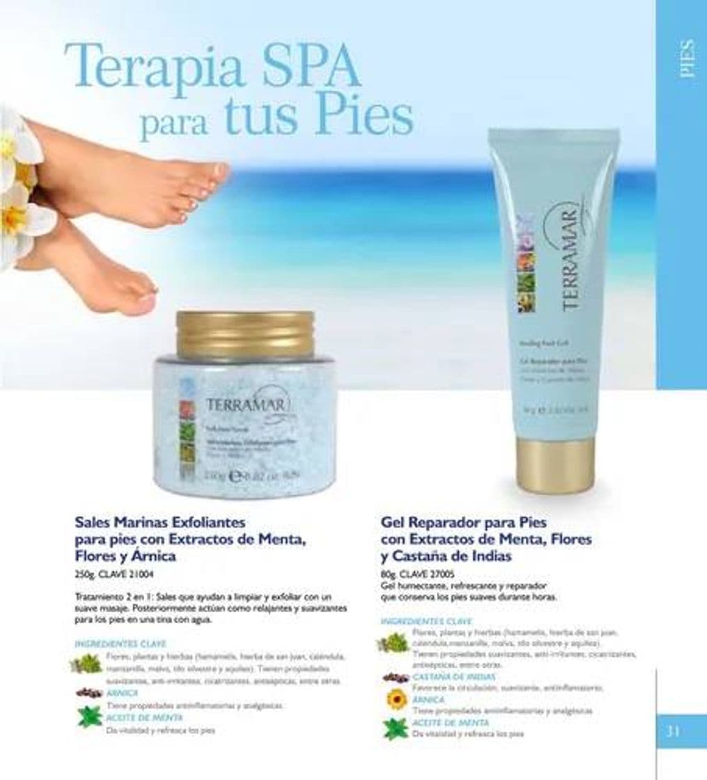 Fashion Set Spa de pies sales marinas y gel reparador