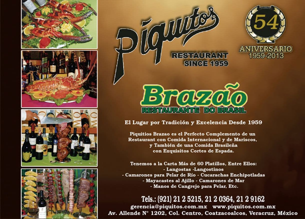 Restaurantes Restaurante Piquitos y Brazao