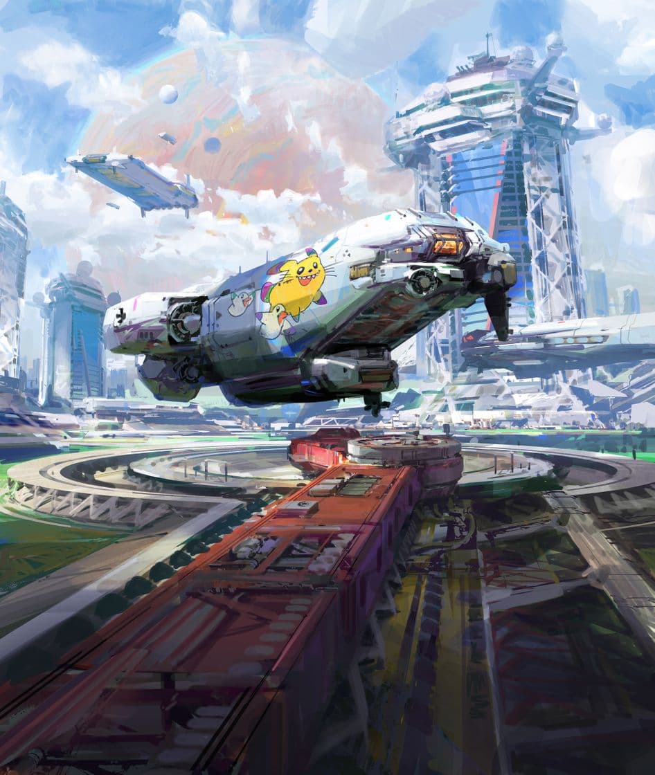 Fashion Spaceport, John Wallin Liberto - ArtStation