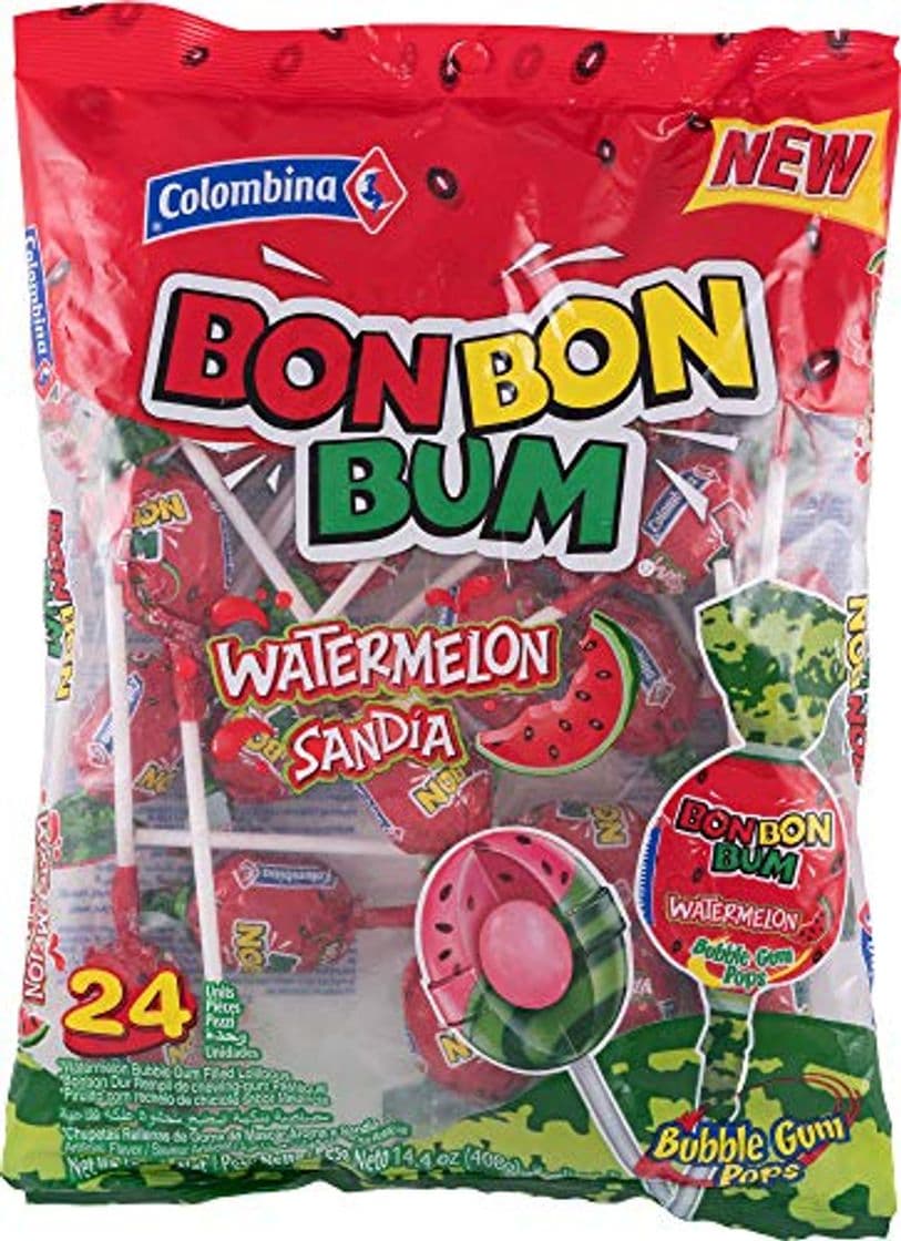 Producto Chupetín Bon Bon Bum con goma de mascar en el interior