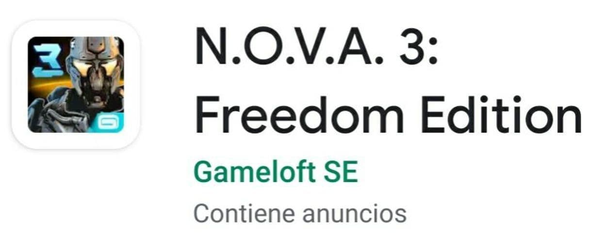 Videojuegos N.O.V.A Legacy