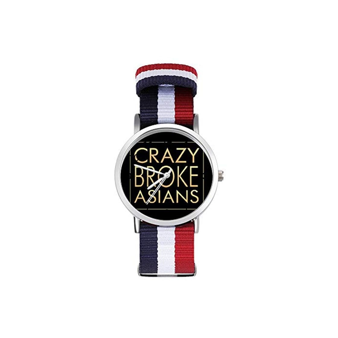 Moda Crazy Broke Asians Leisure Strap Reloj trenzado con escala