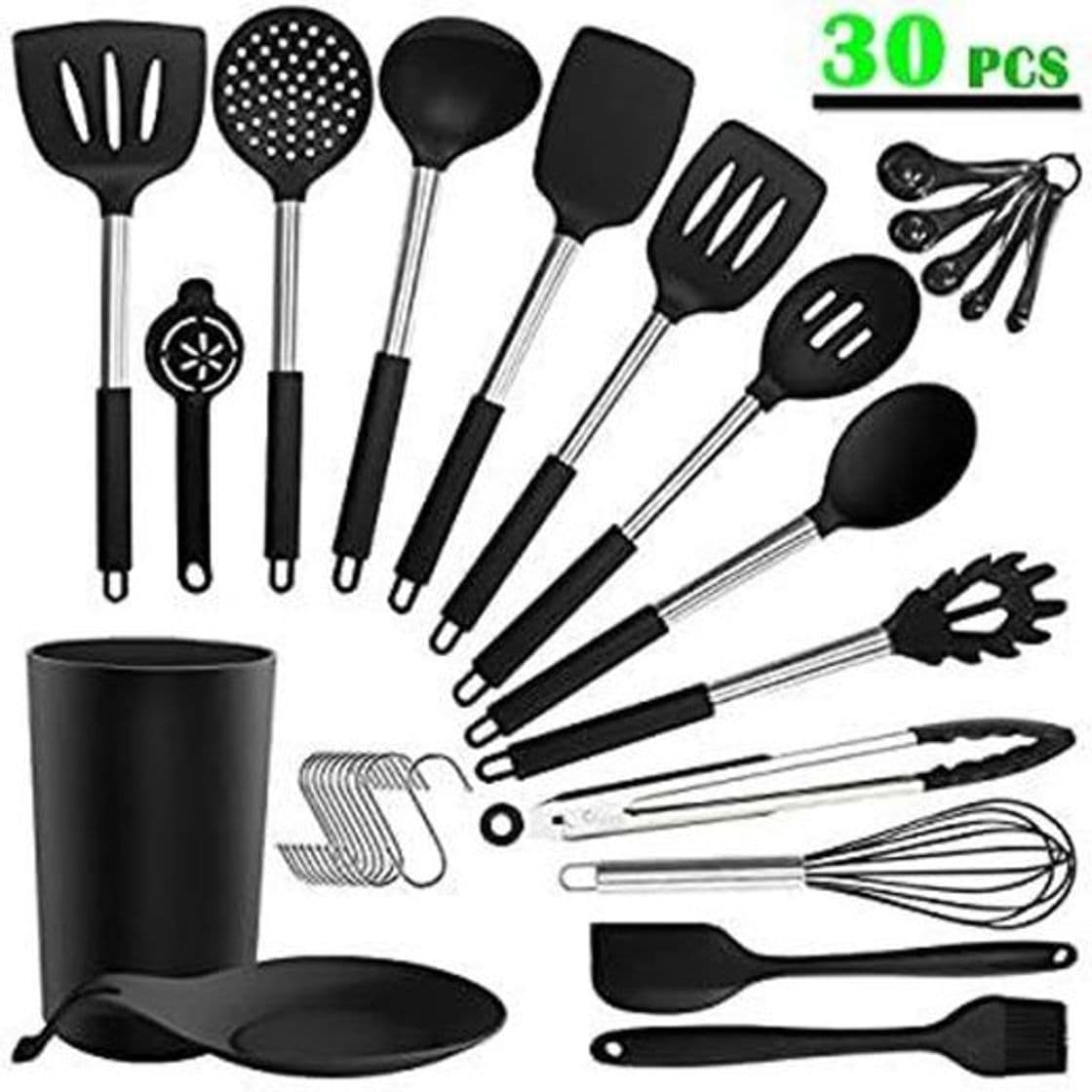 Product Juego de utensilios de cocina de silicona Adinc 30 uds