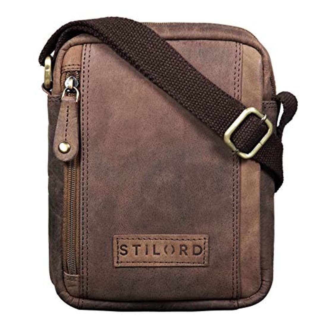 Producto STILORD 'Brandon' Mariconera Hombre Cuero Bolso Pequeño Vintage para Hombres Bolsito Mensajero