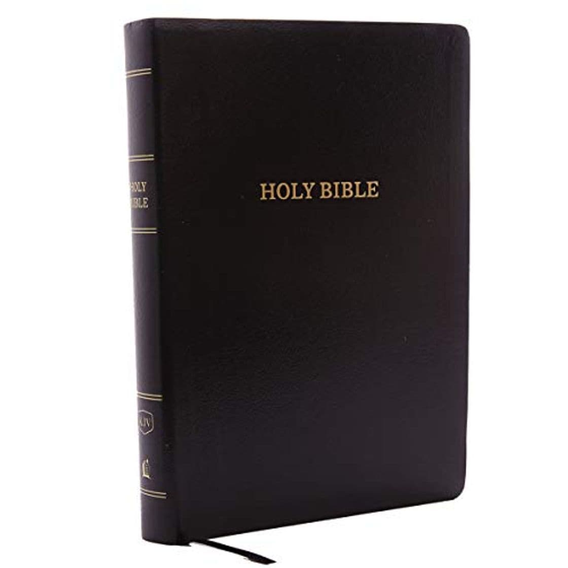 Book KJV, Reference Bible, Center-Column Giant Print, Leather-Look, Black, Red Letter Edition, Comfort