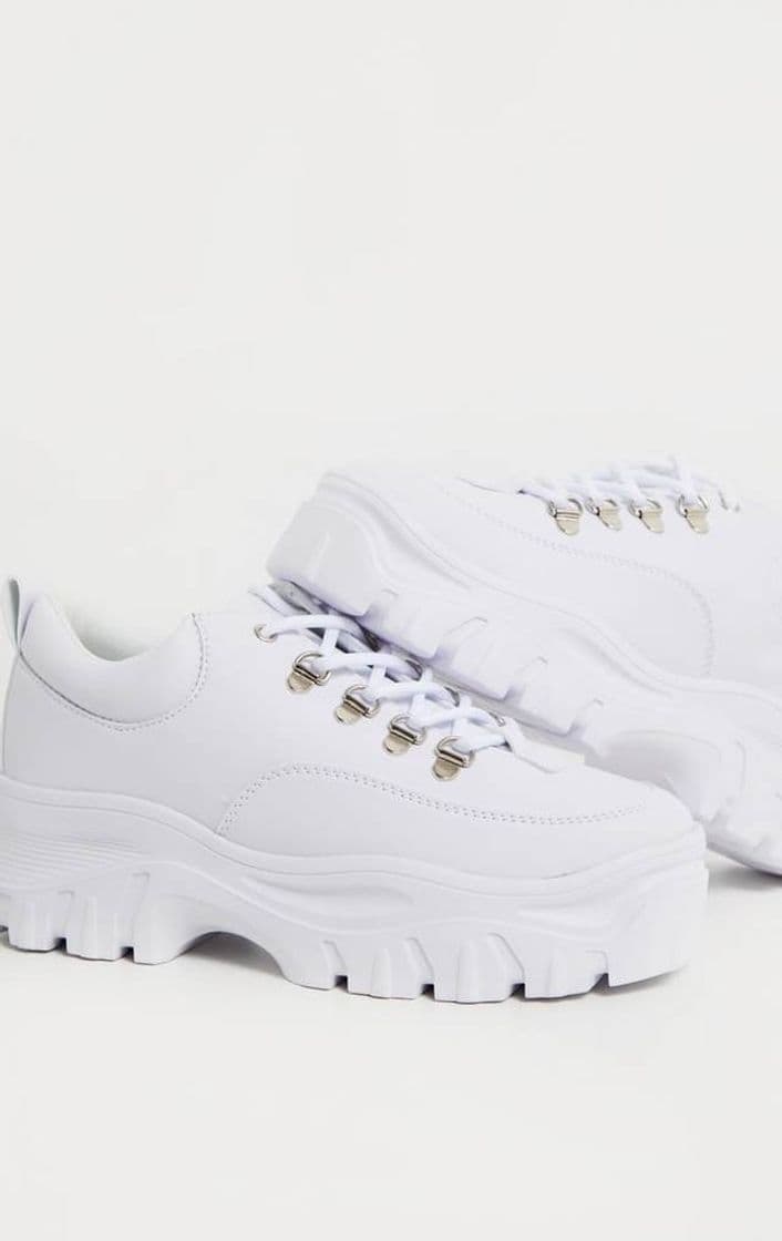 Product White Honeycomb Hiker Chunky Trainers