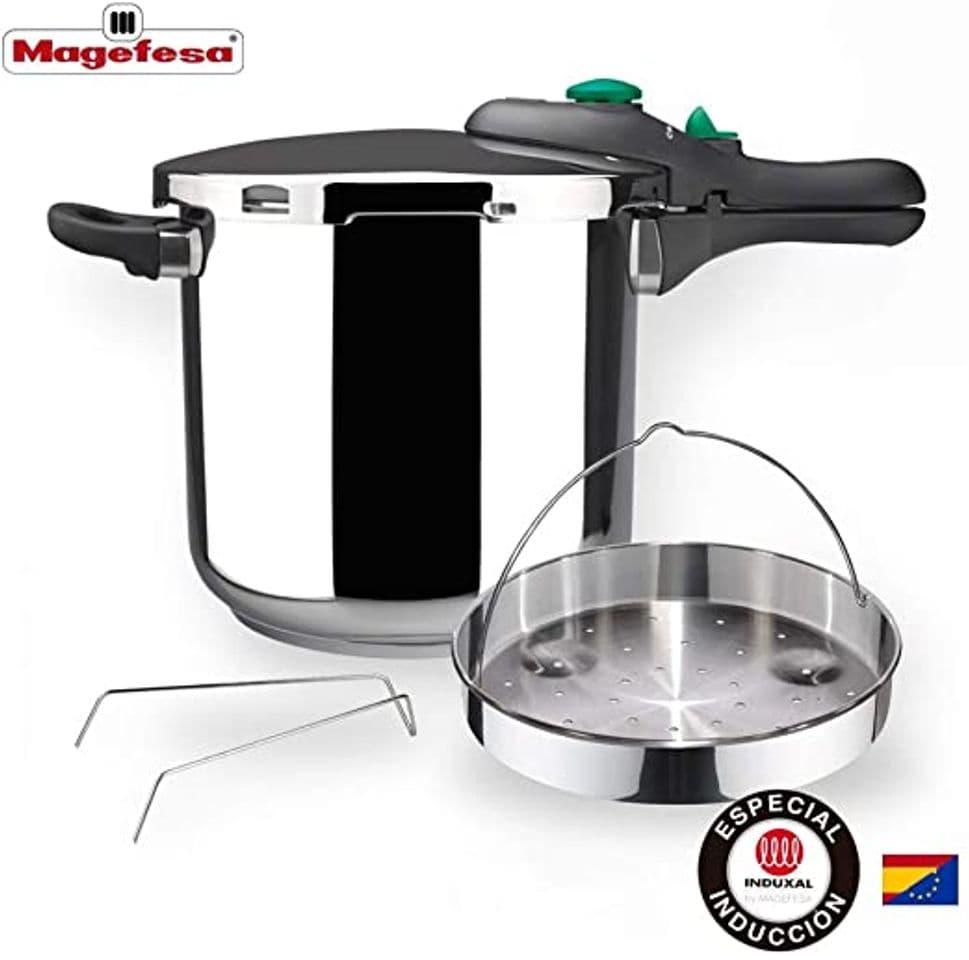 Producto MAGEFESA Dynamic Olla a presión Super rápida de fácil Uso, Acero Inoxidable