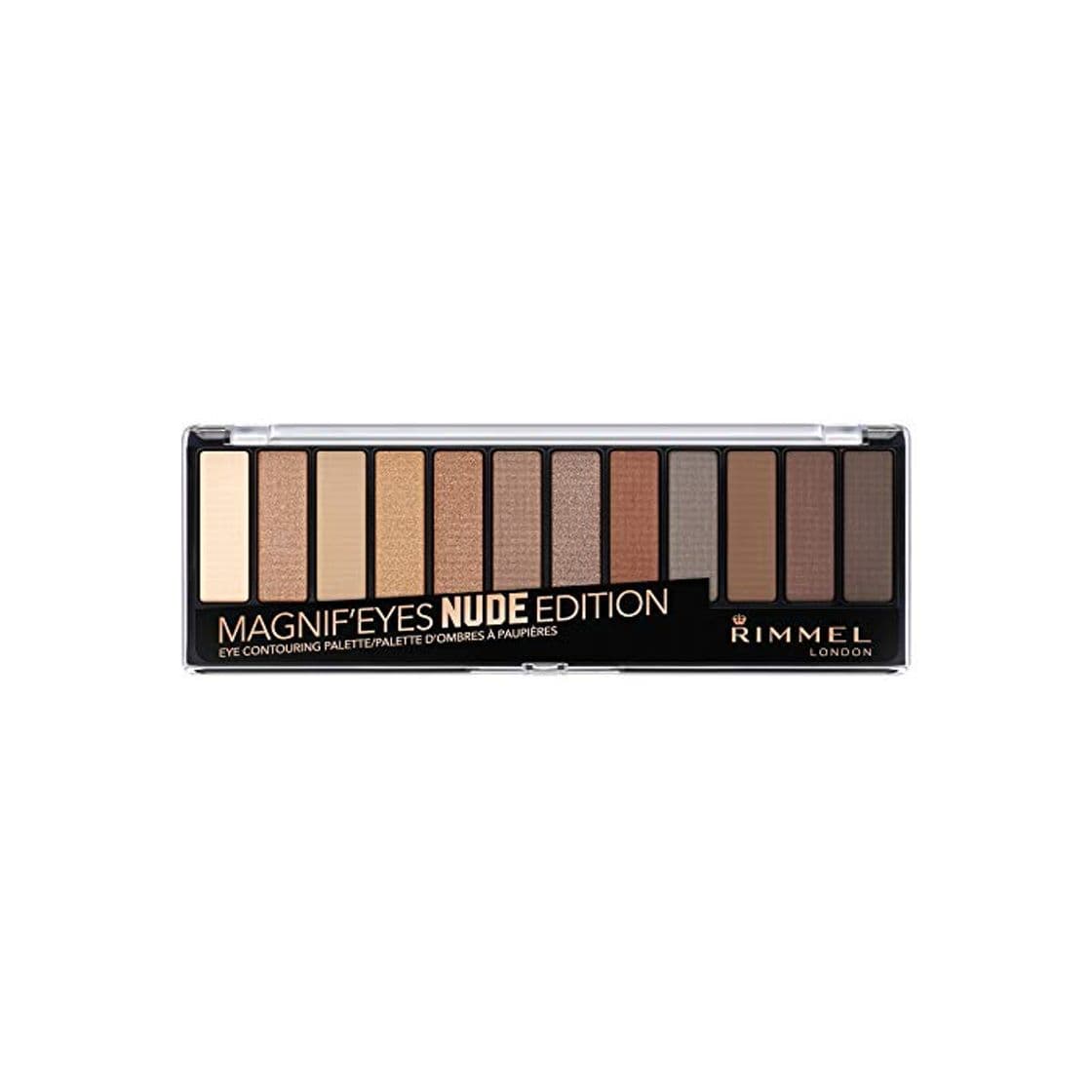 Beauty Rimmel London Magnifeyes Palette Nude Edition Paleta de Sombras Tono 1-100 gr