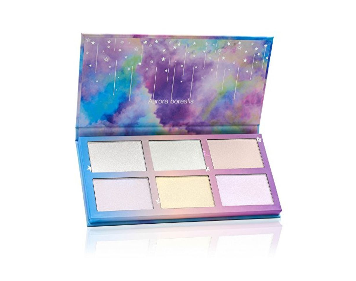 Belleza TZ cosmetix - Aurora boreal 6 colores paleta de maquillaje Kit de maquillaje en polvo