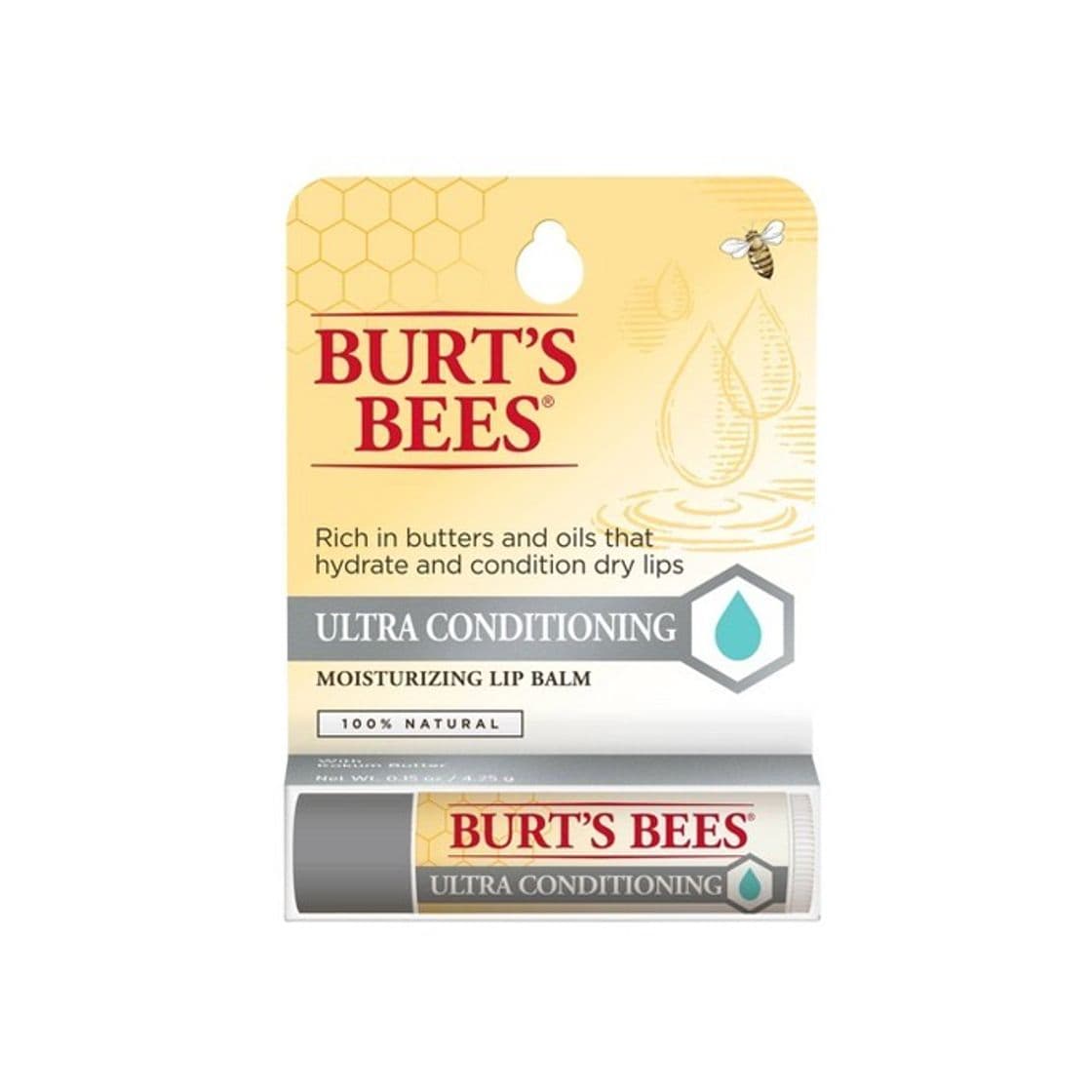 Belleza Tubo de abejas La cera de abejas Burt Lip Balm