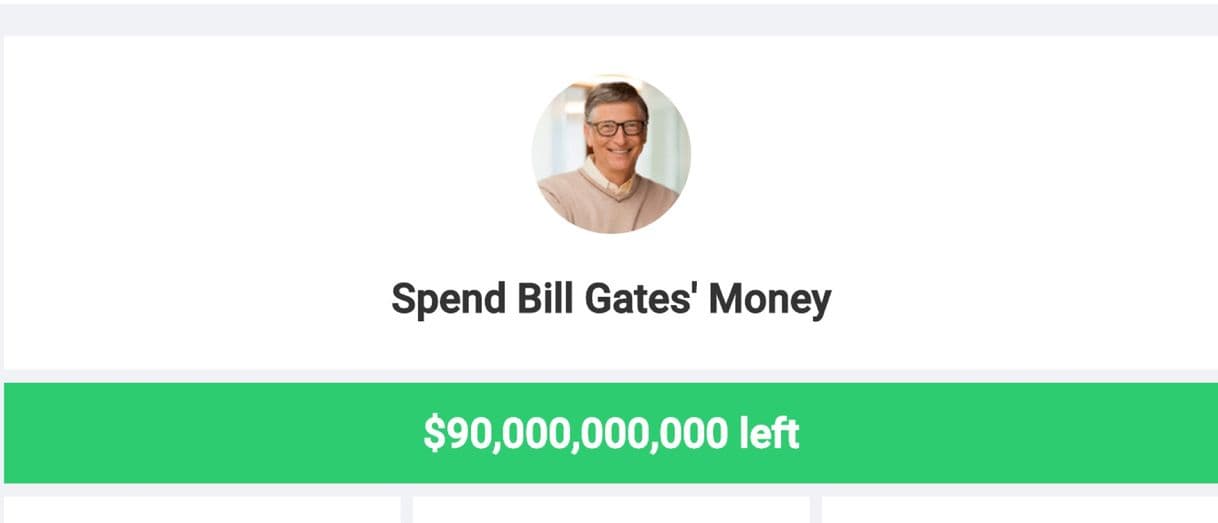 Fashion Spend bill gates money 