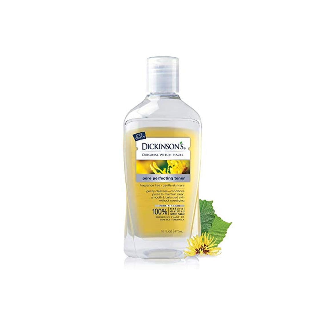 Beauty Dickinson Tónico facial original de hamamelis que perfecciona el poro 16 onzas