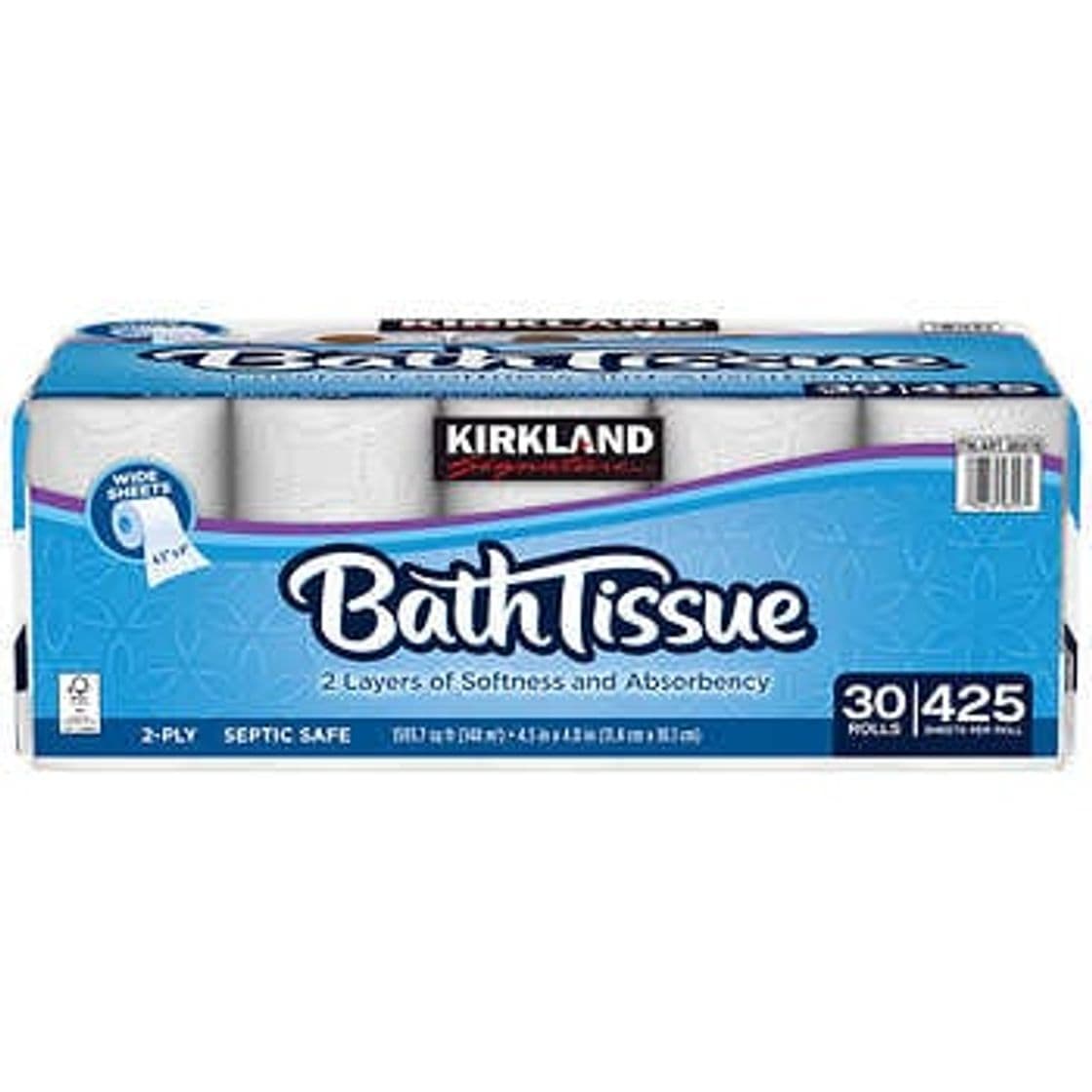 Moda Kirkland Signature Bath Tissue, 2-Ply, 425 sheets, 30 rolls