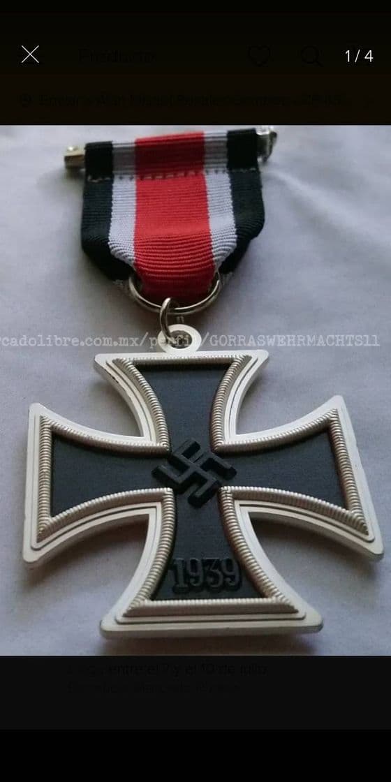 Product Cruz de Hierro 2 Clase - Medalla Alemana Primera Guerra Mundial 1914