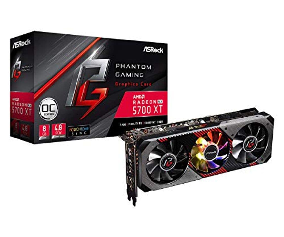 Product Asrock Radeon RX 5700XT Phantom Gaming - Tarjeta gráfica