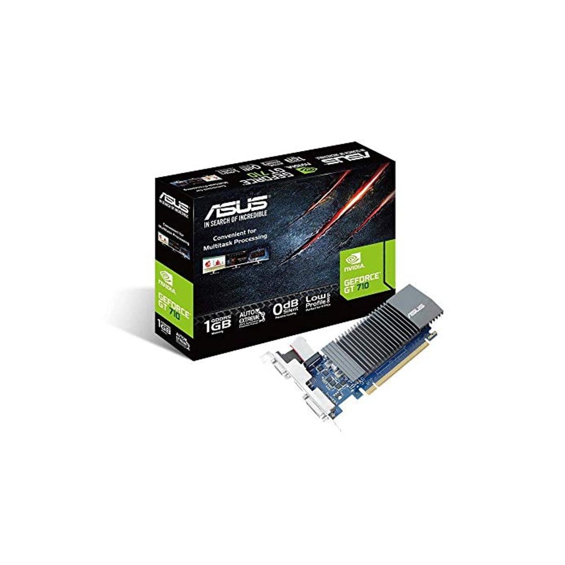 Electrónica ASUS GT710-SL-1GD5 GeForce GT 710 1 GB GDDR5 - Tarjeta gráfica