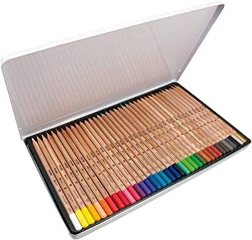 Producto Caja metálica 36 lápices de colores con mina grande Ø3