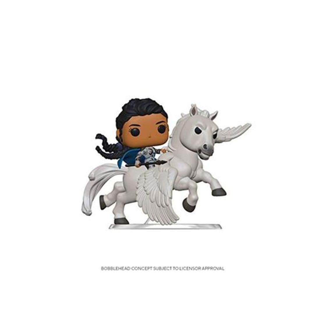 Product Funko- Pop Ride: Avengers Endgame-Valkyrie on Horse Figura Coleccionable, Multicolor