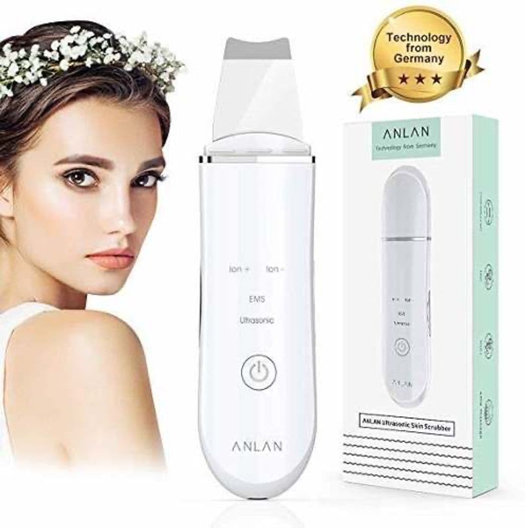 Fashion Limpiador Facial Peeling Ultrasónico Portatil Skin Scrubber