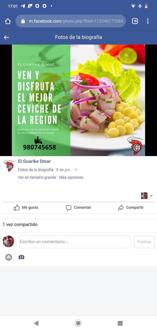 Moda Un ceviche exquisito