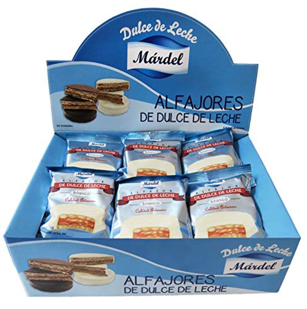 Producto Alfajores Mardel chocolate blanco 24ud